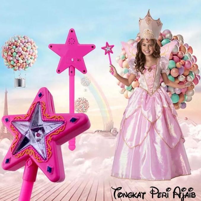 (Good) Mainan Tongkat Peri anak princess tongkat bintang
