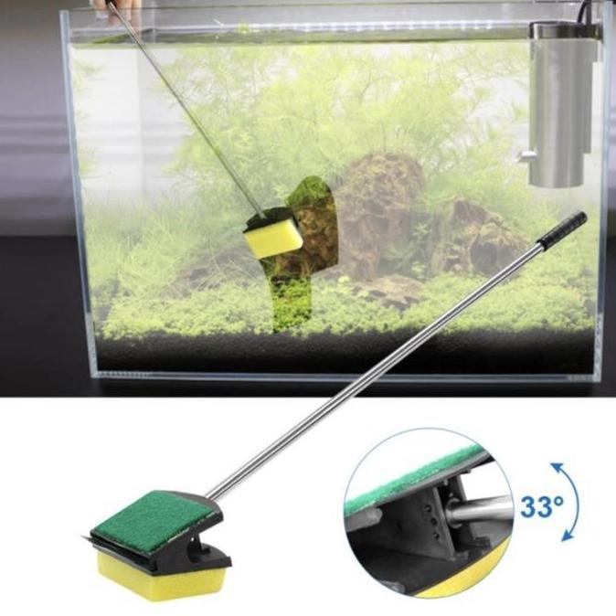 Scraper Stainless Tongkat Pembersih Kaca Aquarium
