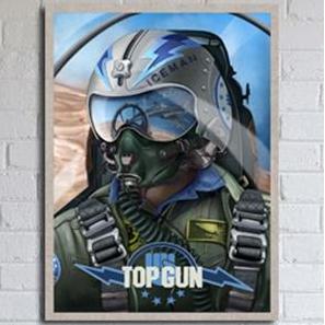 POSTER ART TOP GUN FB27