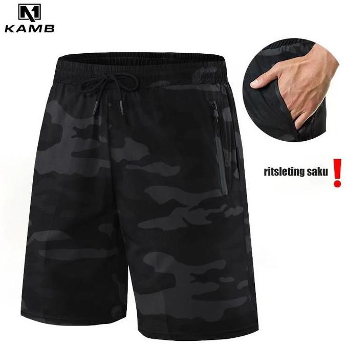 CELANA PENDEK PRIA DEWASA POLA KAMUFLASE SHORTS PANJANG