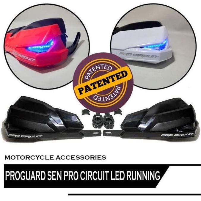 Promo COVER HANDGUARD PRO CIRCUIT PLUS LAMPU SENJA DAN SEIN NMAX PCX KLX Diskon