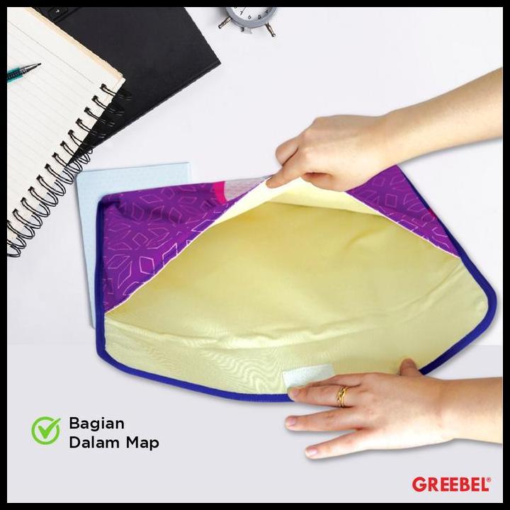 Greebel Tas Map Kain Karakter Hewan Lucu 614 L (1Pcs) Tote Bag Anak Sekolah Map Tenteng Anak Promo