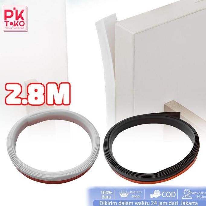 KOLANAME Strip Anti Debu & Cahaya untuk Lemari Pakaian - TPE Seal Strip, Mudah Dipasang, Cocok untuk