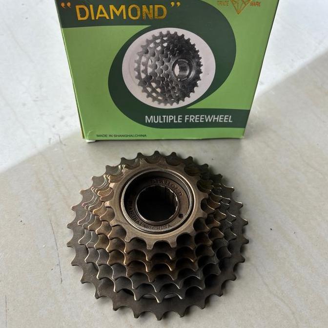 Sprocket gear gir 7 speed diamond sepeda lipat mtb federal minion