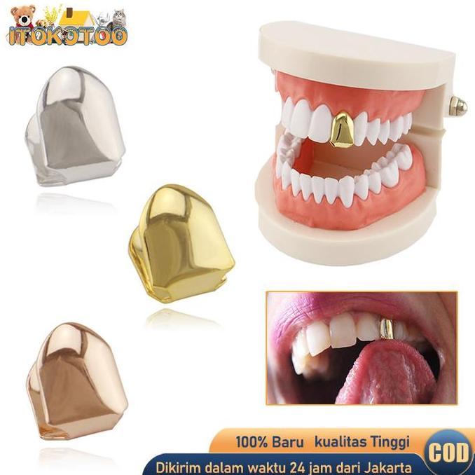 KANJALO Hip Hop Braces Grillz Gigi Gigi Emas Bling Gigi Joker Suicide Squad