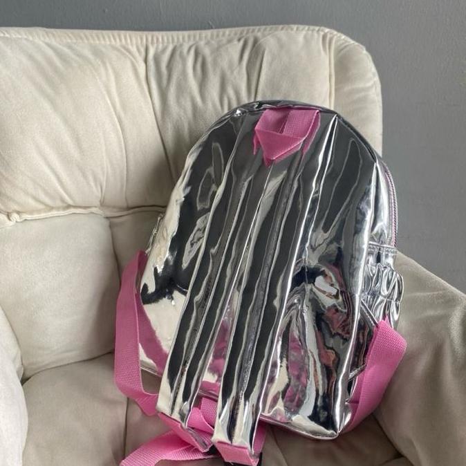 Tas Ransel Wanita Hologram /Tas Gemblok Mini/Ransel Sekolah Anak HS