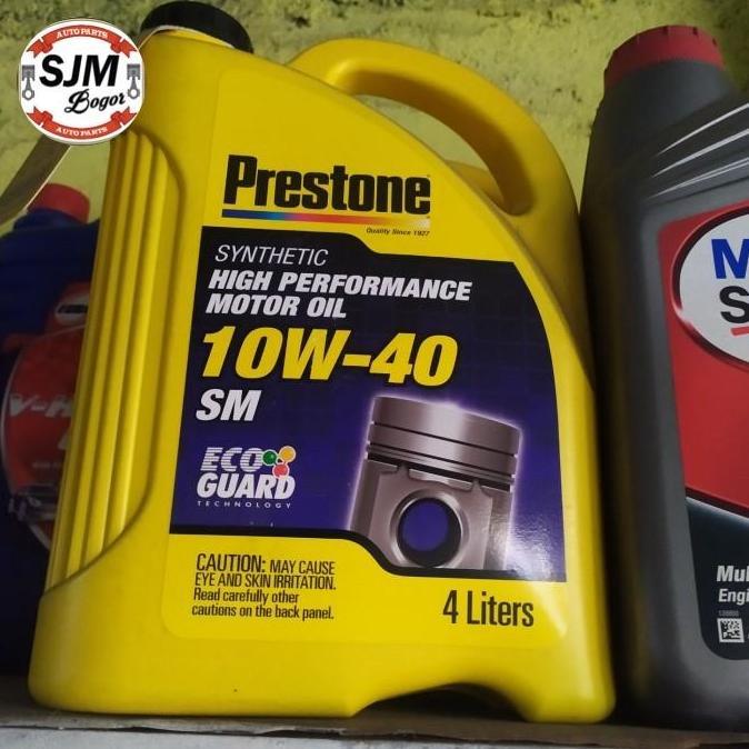 One- New- Oli Mesin Prestone 10W-40 (4Lt)
