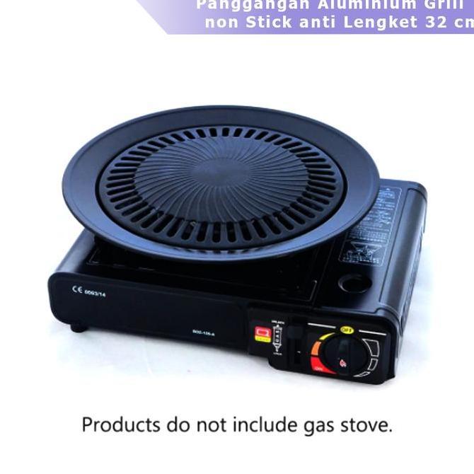 [LUMATORE] GSE MULTIFUNCTION BBQ GRILL PLATE 32 CM - IRON CAST - GRILL