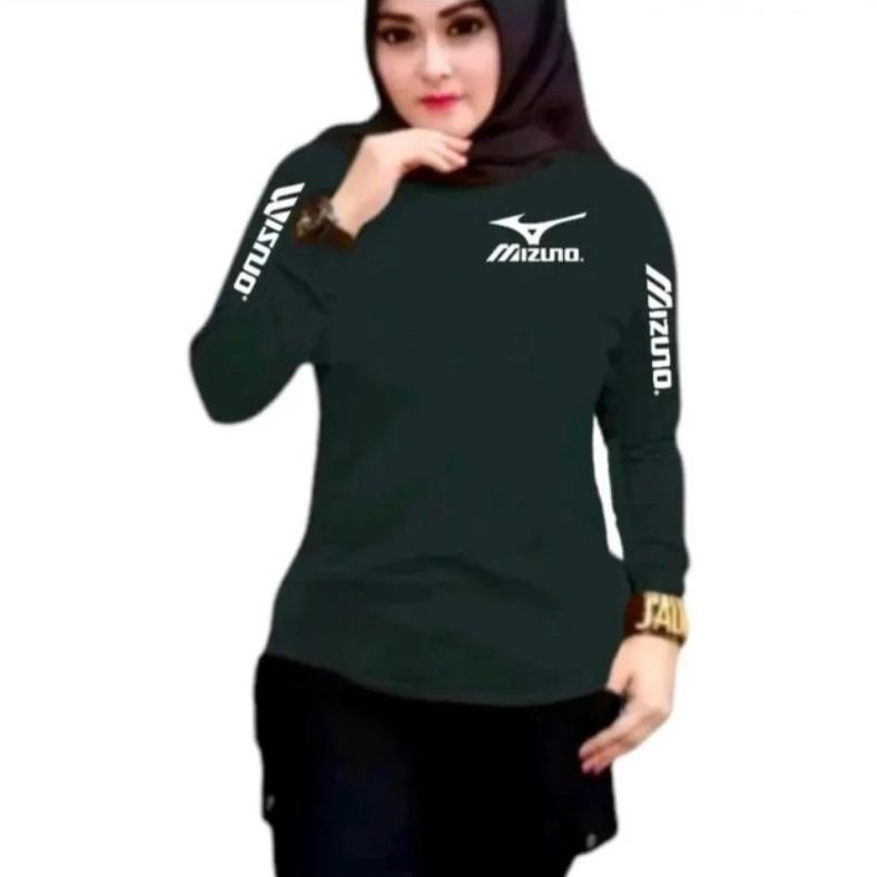 MURAH BAJU ATASAN OLAHRAGA WANITA BAJU SENAM AEROBIK ZUMBA FITNESS|MIZUNO LENGAN PANJANG