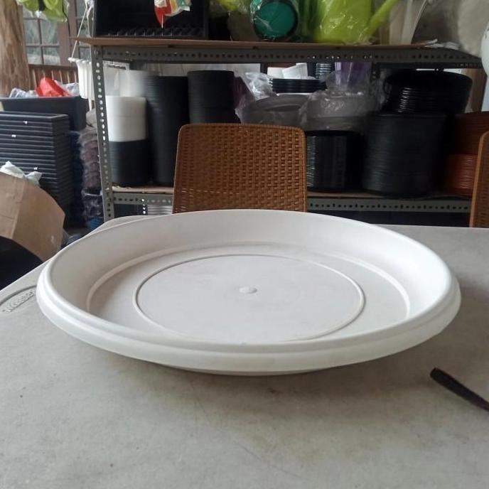 Alas Tatakan Untuk Pot 40 Cm Putih Alqshop