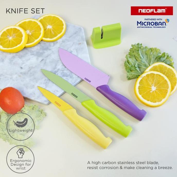 (Good) Neoflam Mukizu Knife / Pisau Buah / Pisau Dapur