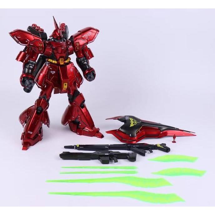 mainan - MG Sazabi 6631S Daban Coating Metalic Ver Ka 1/100 Master Grade Model Kit Diskon