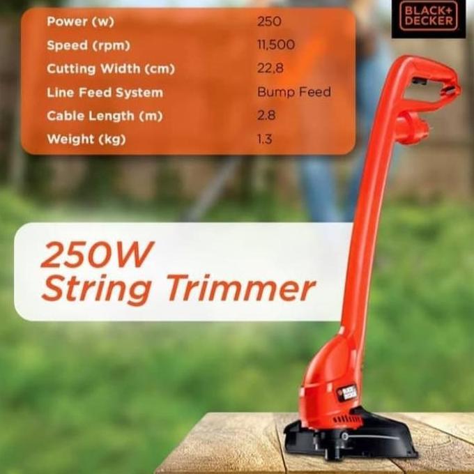 Best Seller Mesin Potong Rumput Listrik Black+Decker Black&Decker Gl 260 Gl260 Premium
