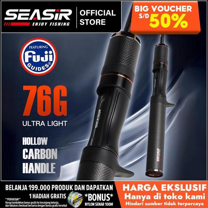 Black Arrow Joran Pancing, FUJl O Joran BC Casting/Spinning 1.5M/1.68M/1.8M 76G Berat Umpan 0.8-10G 