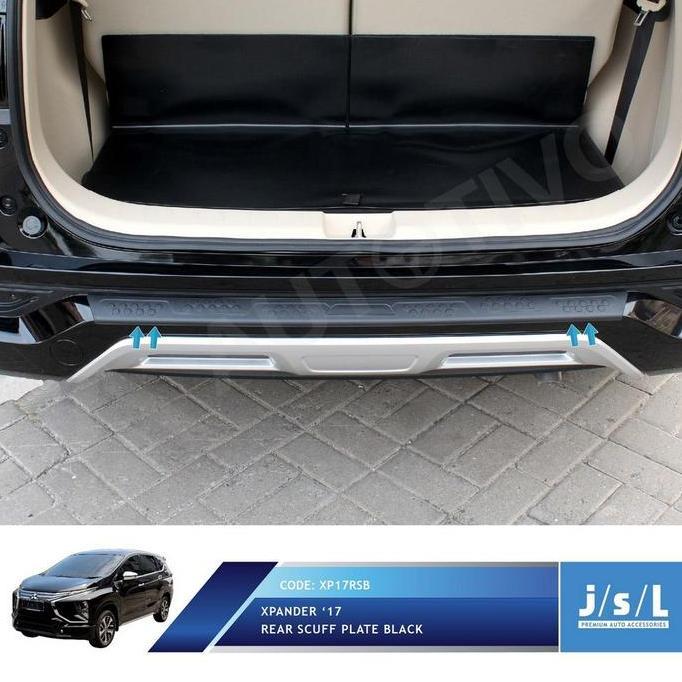 Mcqueen- Paket Sillplate Samping Dan Belakang Mitsubishi Xpander Hitam