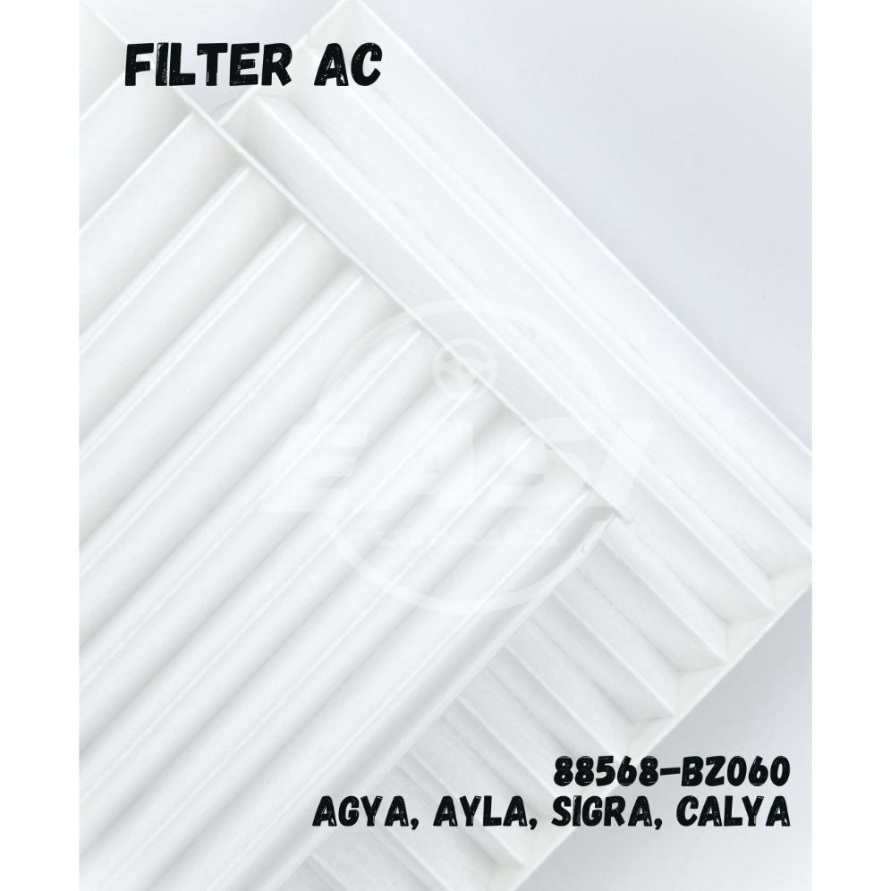 terbaru filter ac (filter kabin) toyota agya / daihatsu ayla / suzuki apv 88568-bz060 / ac bz060