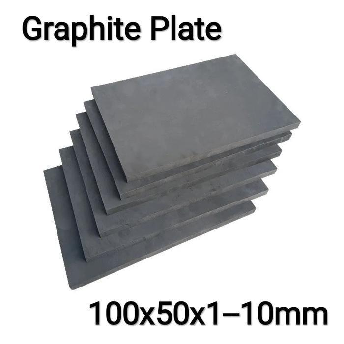 Elektroda Plat Karbon Graphite Plate Electrode 100 x 50 x 1--10 mm
