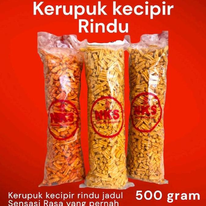 Kerupuk Kecipir Rindu Hidayah 500gr - Camilan Enak & Gurih untuk Teman Makan Nasi atau Snack Kapan S