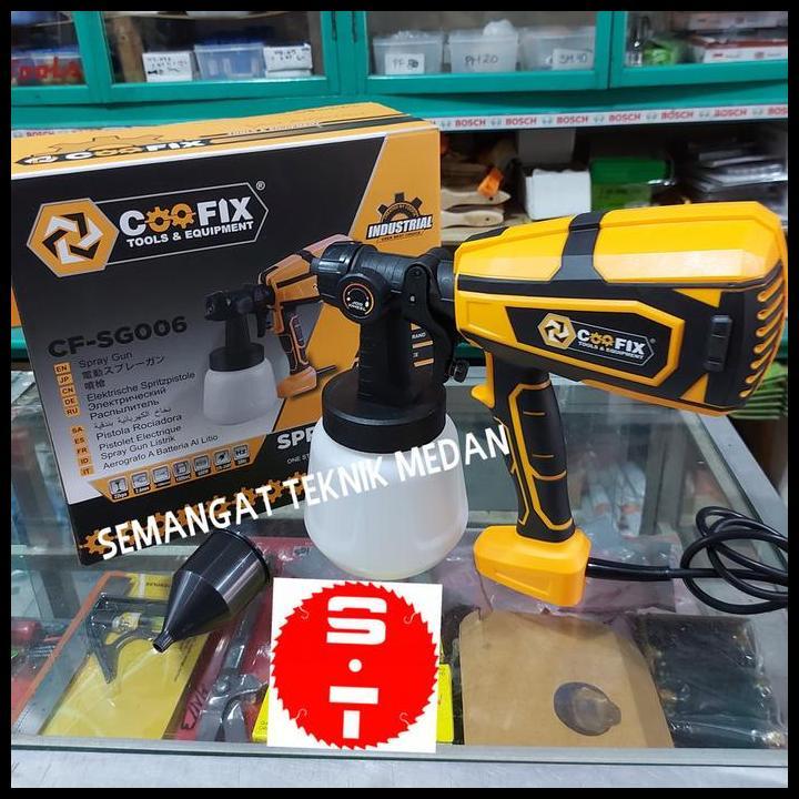Terlaris Cf-Sg006 Spray Gun Listrik Semprotan Angin Cat Tembaga Coofix Sg006 Good Quality