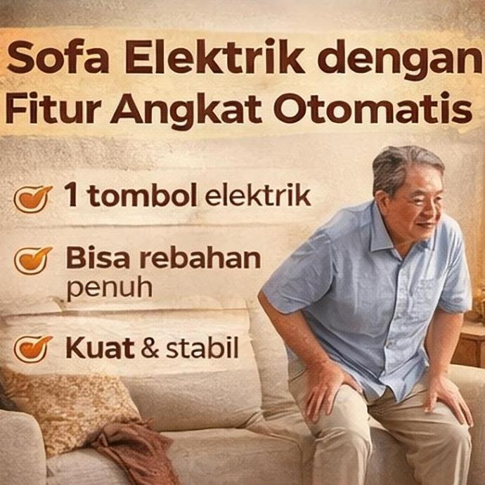 [ Al Faj ] Df-1-Sofa Elektrik, Sofa Recliner Elektrik, Kursi Pijat Elektrik, Sofa Malas Elektrik, Ku