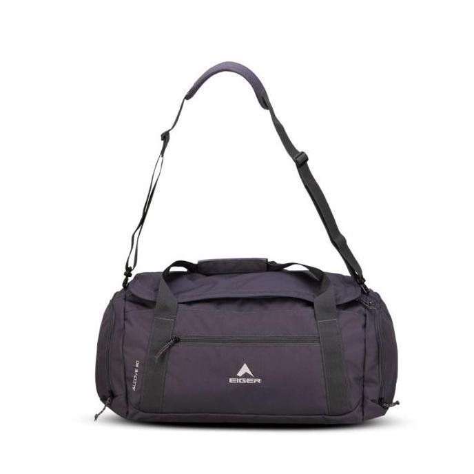 Tas Gym Travel Eiger 910008740 Z-Alcove 30 Duffle Bag Grey Original Tas pakaian kalibre 930081