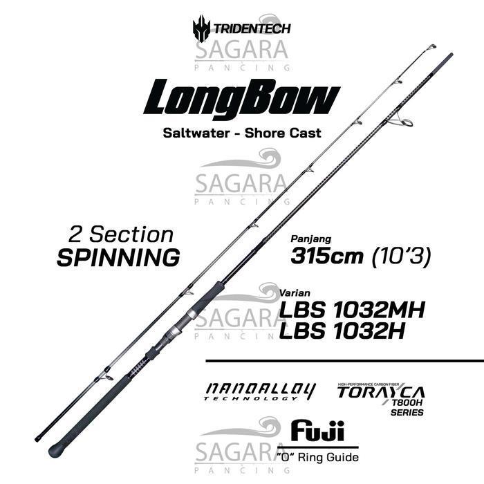 Joran Tridentech LongBow Joran Light Casting | Joran Shore Jigging | Joran Light Popping Ring Sudah 