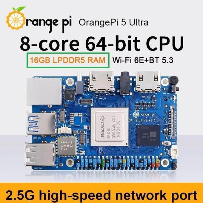 ORANGE PI 5 ULTRA - 16GB RAM BE27