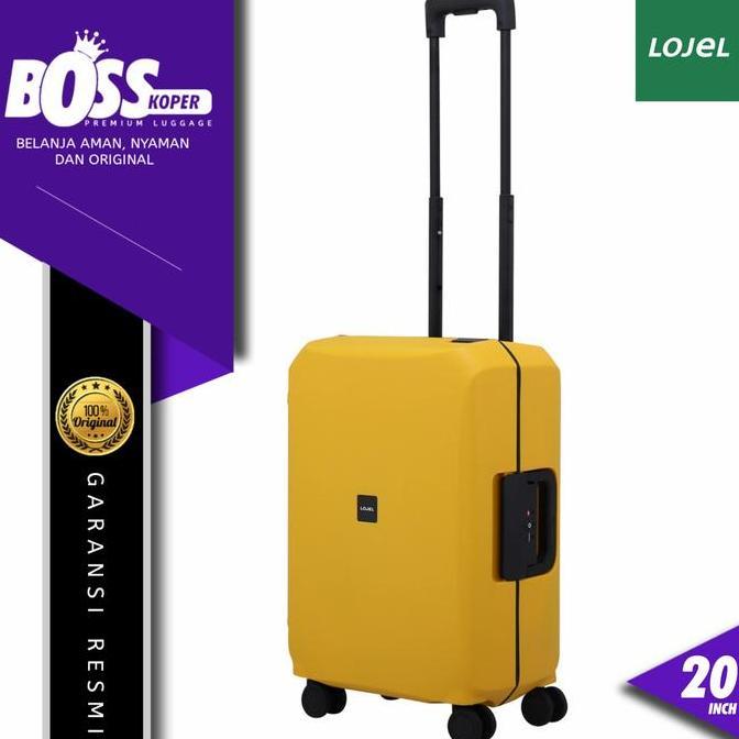 Koper LOJEL 20 inch Kabin Tanpa Zipper Small Frame Hardcase Original