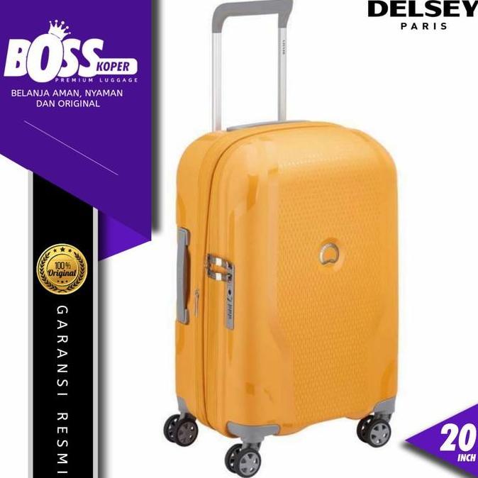 Koper 20 Inch Kabin DELSEY (Clavel) Hardcase Small TSA Lock Original
