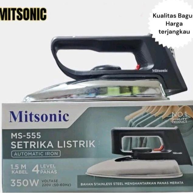 SETRIKA STAINLESS MITSONIC MS 555/GOSOKAN STAINLESS MITSONIC MS 555 TERBAIK