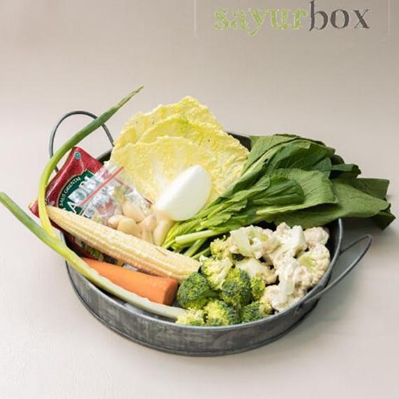 Newnature- Sayurbox Ijo-Ijo Kitchen Paket Masak Cap Cay 1 Pack Sayurbox Brokoli Kembang Kol Sawi Put