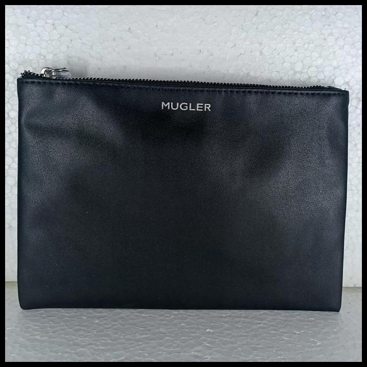 Promo Original Pouch Mugler Generic Pouch Black / Dompet Kosmetik Mugler