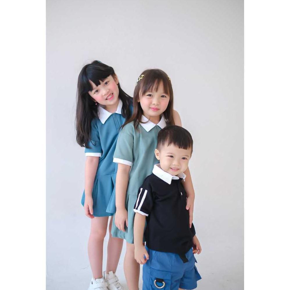 NEW PRODUCT BAJU PADEL ANAK COUPLE POLO & DRESS KAOS POLO ANAK COUPLE DRESS POLO ANAK PEREMPUAN BAJU