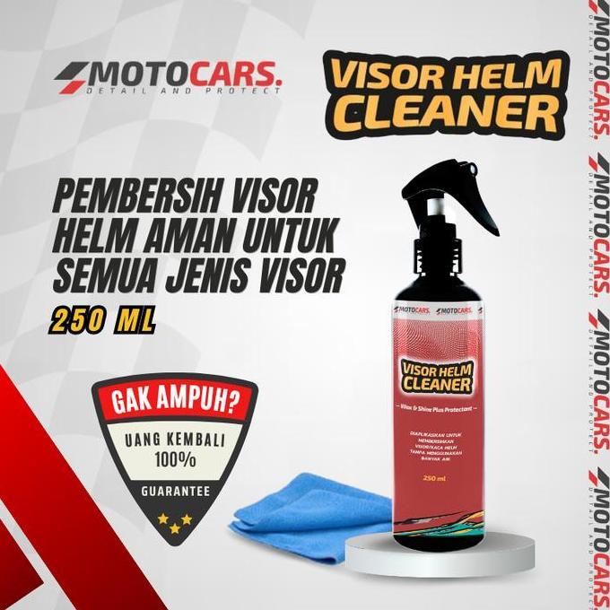 PERAWATAN PENGKILAP PEMBERSIH KACA VISOR HELM CLEANER VISOR HELM MOTOR