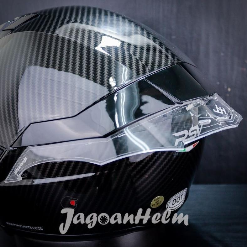 BESTPROMO SPOILER RSV FF500 / RSV 300 / SPOILER HELM RSV FF500/RSV300 HITAM BENING MURAH KUALITAS ME