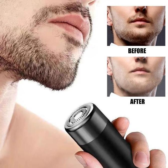 ZILLO Alat Cukur Kumis Jenggot Shaver Portable Mesin Pencukur Hingga Halus Bersih
