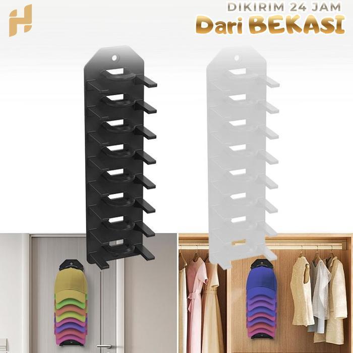 Rak Topi Dinding Berperekat Rak Gantung Topi Cantolan Topi Dinding Topi Display Holder Kait Topi