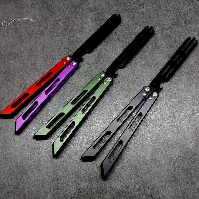 Balisong Trainer Aluminium Handle Butterfly Knife AH3