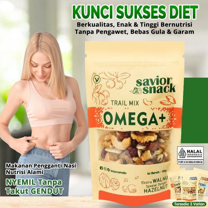 Cemilan Diet Sehat Topping Oatmeal Makanan Trail Mix Savior Snack