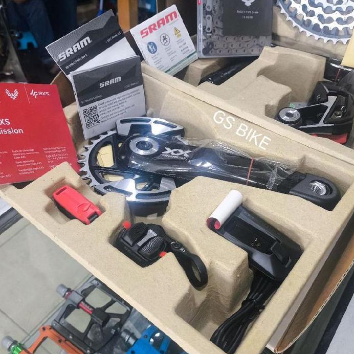 SRAM XX EAGLE T-TYPE AXS TRANSMISSION 1x12-Speed Wireless Groupset GS Sepeda MTB
