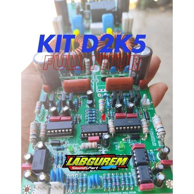 KIT D2K5 class d fullbridge full fitur
