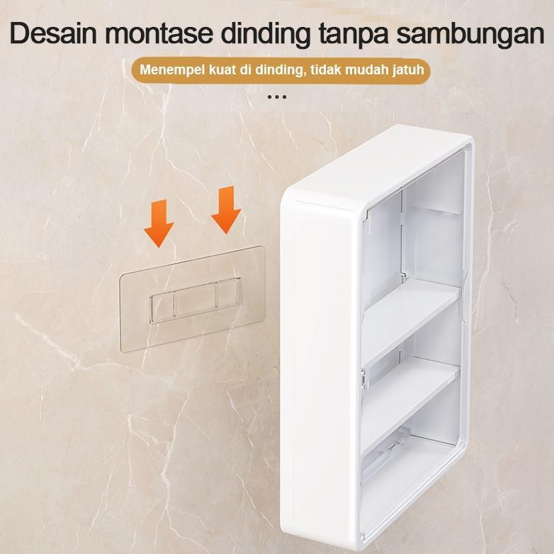 NEW DEALS [COD] Perabotan Rafa Rak Kosmetik Lemari Kosmetik Lemari Dinding Gantung Penyimpanan Artef
