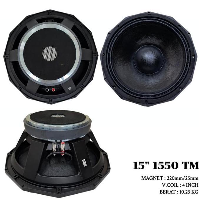 Komponen Speaker 15 Inch PD.1550 | PD 1550 | PD1550 Grade A Coil 4 Inch