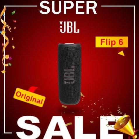 100% ORI JBL Flip 6 Waterproof Portable Bluetooth Speaker Powerful Sound and Deep Bass, IPX7 Waterpr