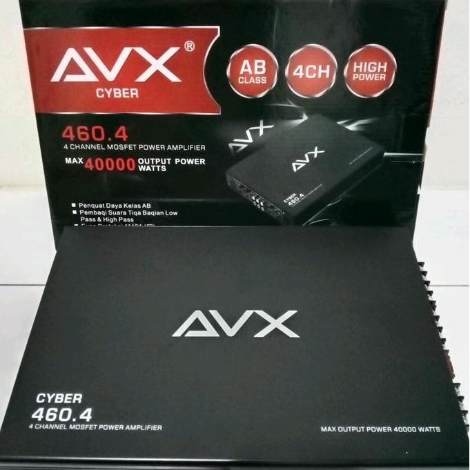 Power Amplifier AVX Cyber 460.4 4channel 40.000w