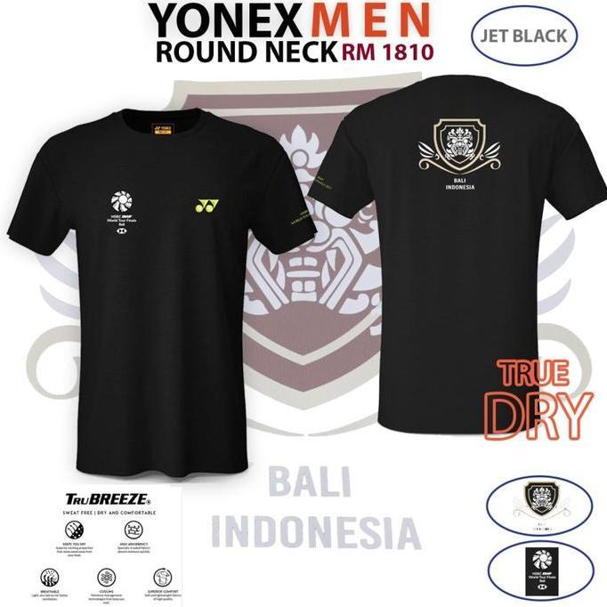 Kaos YONEX / T-Shirt YONEX RM1810 HSBC BWF WORLD TOUR FINALS BALI|NEW|