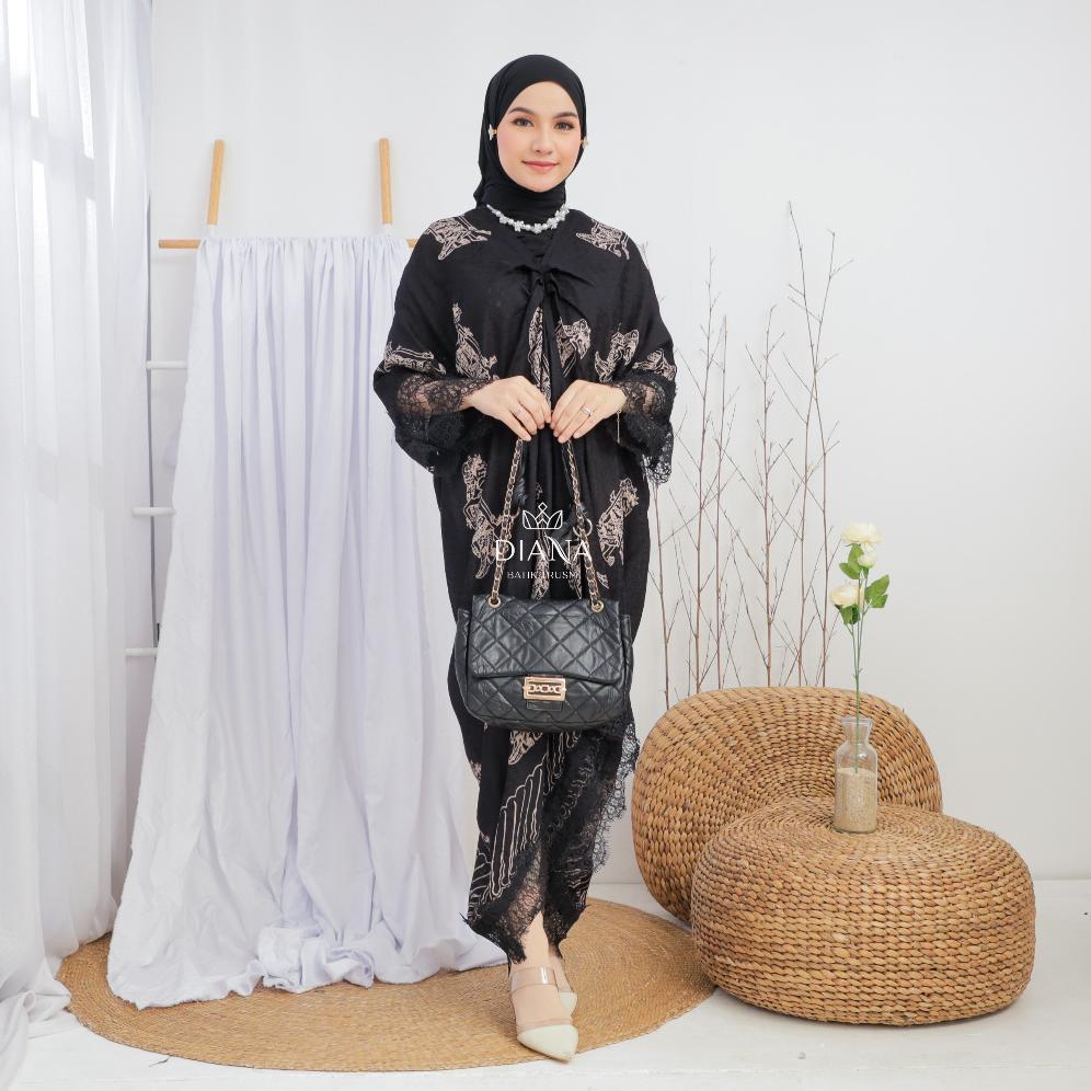 BIG SALE Diana Batik - KAFTAN VISCOSE LACE | Kaftan Batik Viscose | Kaftan Lebaran