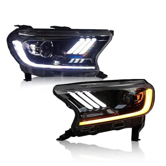 HEAD LAMP LAMPU DEPAN FORD RANGER MASTENG MUSTANG T7 T8 2015-2020