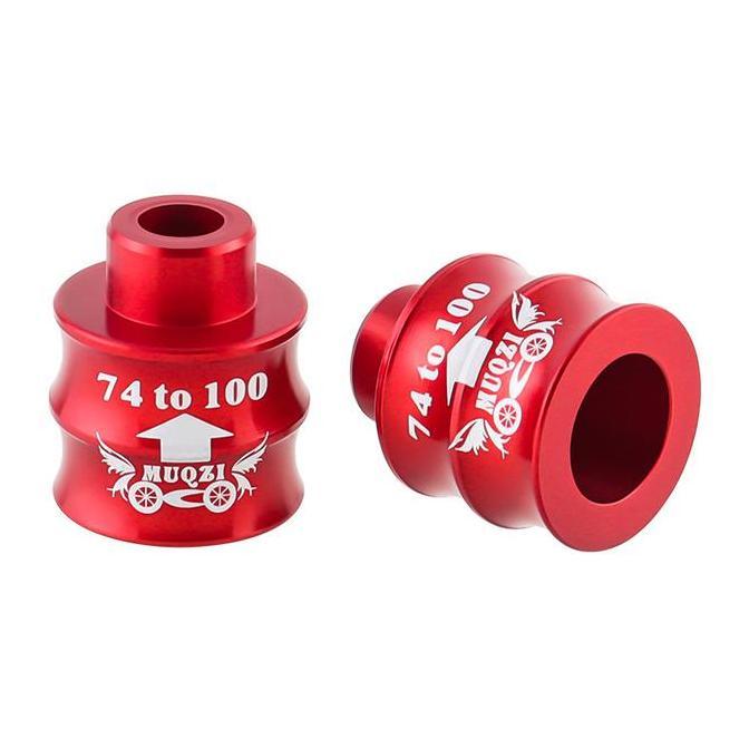 Bikers- Muqzi Adaptor Hub Depan Sepeda 74Mm Ke 100Mm  Converter Extension Sambungan Hub Sepeda