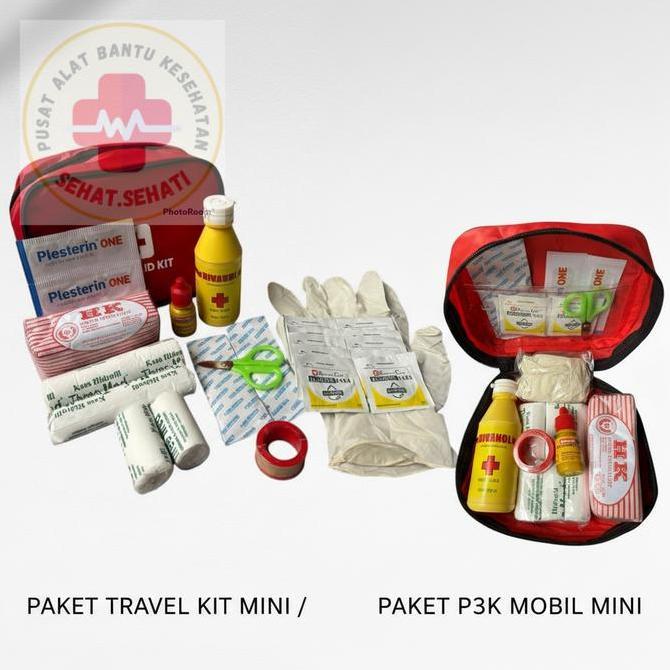 Paket P3K Travel Kit MINI / Paket P3K Dompet Kecil dengan ISI P3K / P3K Mobil